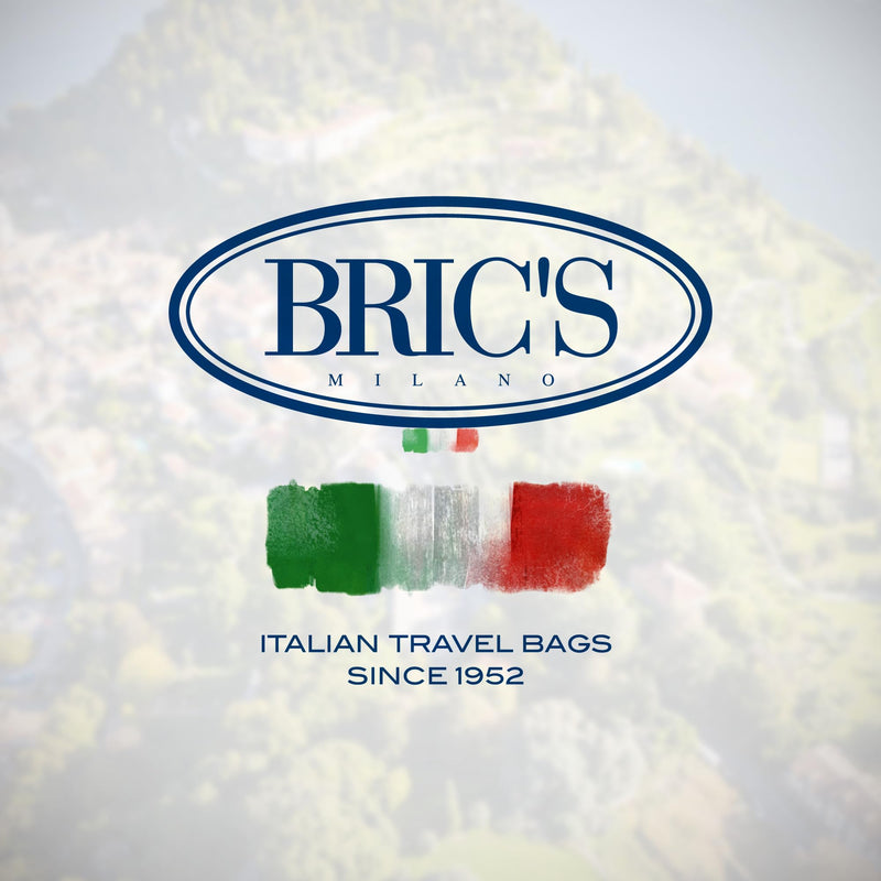 Bric's Bellagio 3.0 Spinner Trunk- Luxury Hardshell Check In Luggage with Large Wheels, Telescopic Handle, Leather Detailing - Expandable Rolling Suitcase - 27", Cream