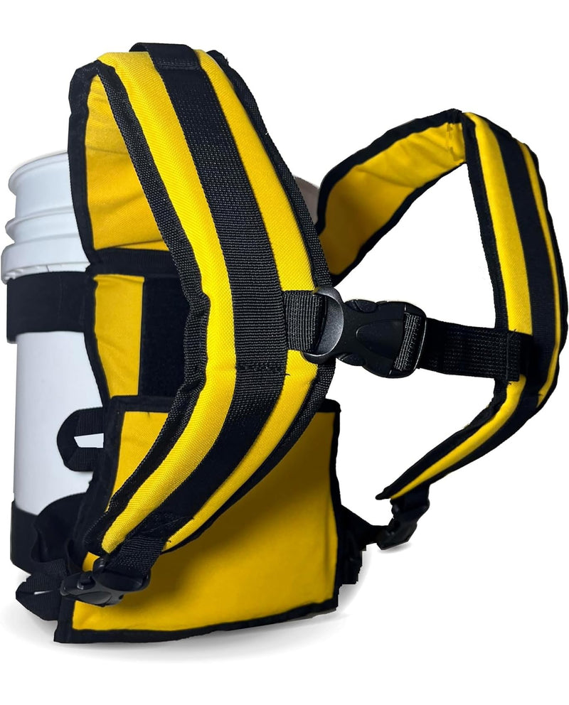 Strap Pack Backpack for Carrying Outdoor Wet Dry Vacuums or Water Coolers (Gold)
