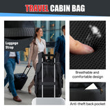 Extra Large Travel Backpack with LifetimeWarranty, Expandable Carry On Backpack with Waterproof Wet Pocket for Men Women, Anti-Theft TSA Flight Approved 18 Inch Laptop Duffel Bag for Travel, Black