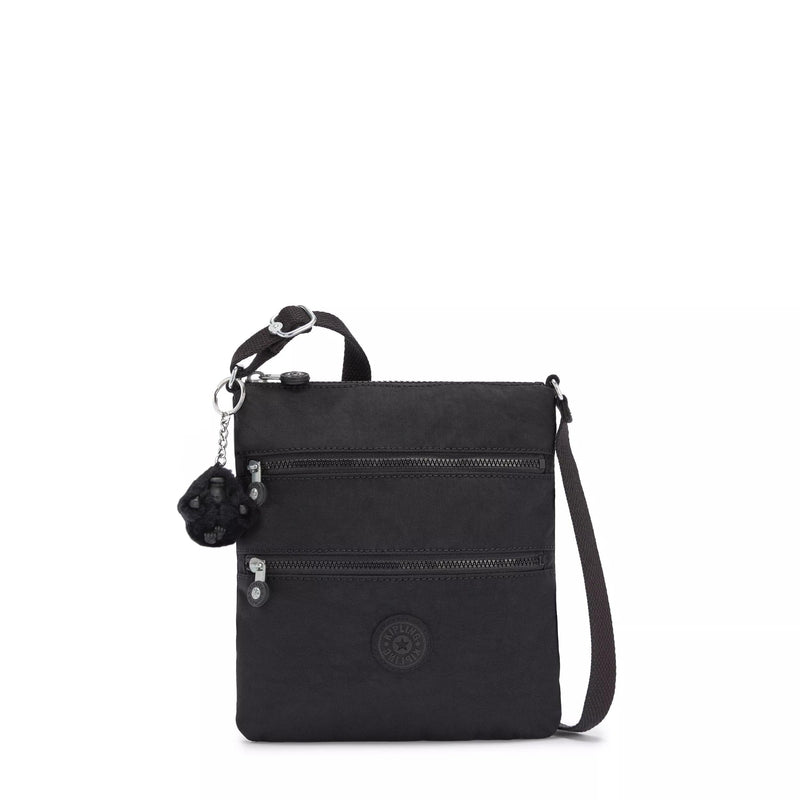 Kipling Unisex Adult Women's Keiko Mini Bag, Lightweight Adjustable Purse, Durable Shoulder Sling Crossbody Bag, Black Noir, 8 L X 9 H X 1.25 D US