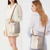 KALIDI Crossbody Bag for Women Shoulder Tote Handbag PU Leather Bucket Bag Cross body Purse with Adjustable Strap, Multi Pockets