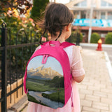 Teton Peaks Backpack - 12.6 Inch Casual Daypack with Multi-Pockets BookBag for Daily Essentials