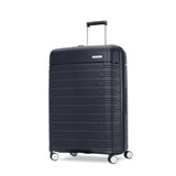 Samsonite Elevation Plus - Large Hardside Luggage - Scratch Resistant Polypropylene Shell, RightHeight™ Adjustable Handle, Integrated AirTag Holder, TSA Lock, WetPak™ Compartment - Midnight Blue