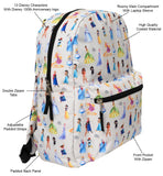 Disney 16" Laptop Backpack Cargo Pocket D100 Princess Minnie Mouse AOP