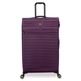 It Luggage Circulator 3 Piece Softside 8 Wheel Expandable Spinner Luggage Set, Italian Plum