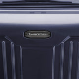 Traveler's Choice Ultimax II Polycarbonate Hardside Luggage with Spinner Wheels, Matte Navy, 31-Inch Large Trunk