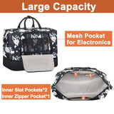 Travel Weekender Bag for Women, 21" Overnight Bag with Shoe Compartment 50L Large Travel Duffel Bag Carry On Tote for Weekend, Overnight, Business Trips, Water Resistant