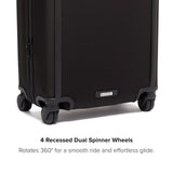 TUMI - Alpha Large Dual Access Expandable 4-Wheeled Carry-On Luggage - Zipper Expansion - Durable and Lightweight Travel Suitcase - TSA Lock Tracer - Dark Black