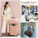 Coolife Garment Bag Travel Foldable Garment Duffel Bag Carry On Weekender Bag Suit Bag Dress Bag Convertible for Hanging Clothes Overnight Bag for Women Men Business Travel 3 Piece Set