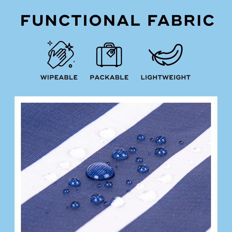 SCOUT 3-Way Toiletry Bag - Travel Makeup Pouch for Women with Three Zipper Compartments - Stands Upright, Wipes Clean