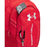 Under Armour Unisex-Adult Hustle 6.0 Backpack, (600) Red/Red/Metallic Silver, One Size Fits Most