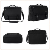 MATEIN Messenger Bag for Men, Briefcases Lightweight Men's Laptop Bag 15.6 inch Water Resistant Crossbody School Satchel Bags Computer Work Office Bag with Shoulder Strap, Black
