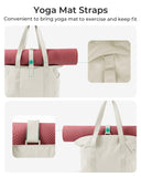 BAGSMART Tote Bag for Women, Tote Bag with Zipper Work Tote with Compartments Nurse Shoulder Hanbag for Travel, Gym