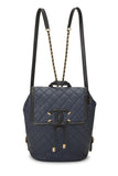 Chanel, Pre-Loved Caviar ; Filigree Backpack, Navy