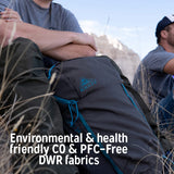 Kelty Asher Day Hiking Pack, 18-85 Liter Capacity, Men’s and Women’s Hiking, Backpacking, Travel Pack, Hydration Compatible, Internal Frame 2023 Model (24L Beluga)