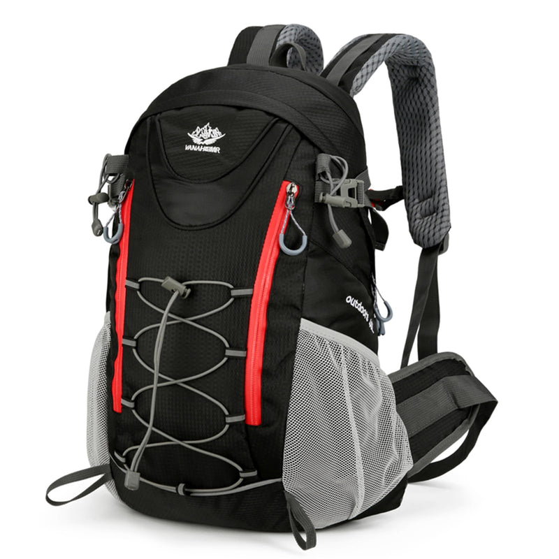 Newsty 35L Hiking Backpack, Camping Backpack for Adventures, Black