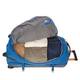 Eddie Bauer Expedition Rolling Duffel Bag with Wheels | Travel | Check-In | Luggage | Rugged | Durable - True Blue, 30"