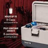 Coleman Pro Heavy-Duty 9qt Ultra-Light Premium Hard Cooler Lunchbox, Extra-Thick Insulation Keeps Ice for Days