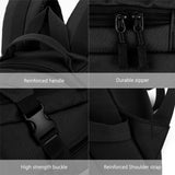 ArcEnCiel Motorcycle Tactical Backpack for Men - Sturdy‌ Military Pack with Rain Cover & Patch, MOLLE Water Resistant for Hiking, Commuting, Camping & Outdoor (Black)