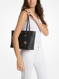 Michael Kors Quinn Medium Tote, Gold-Tone Hardware/Black