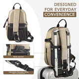 TAAOKA Camera Sling Bag, DSLR/SLR/Mirrorless Camera Backpack Case Shockproof Photography Backpack with Tripod Holder & Removable Modular Inserts Compatible with Canon/Nikon/Sony/Fuji