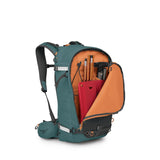 Osprey Soelden 32L Ski and Snowboard Backpack - Avalanche Gear Carry - Lightweight Backcountry Backpack for Men - Ski & Snowboard Carry - Made with 100% Recycled Nylon, Cascade Blue