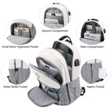 LOVEVOOK School Backpack for Women Men Classic Backpack with 15.6" Laptop Compartment Lightweight Bookbag for College Work High School