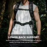 Hanzo Weighted Backpack for Rucking, Fitness Training, Hiking, Walking, Workouts. Adjustable Rucksack Weight Plate Backpack