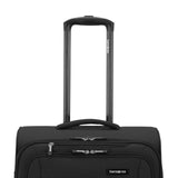 Samsonite Saire LTE Softside Expandable Luggage with Spinner Wheels, Black, 3-Piece Set (Carry On/Medium/Large)
