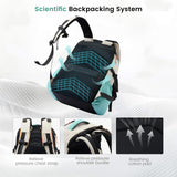 LOVEVOOK Laptop Backpack for Women with Large Cup Holder,15.6 Inch Work Computer Bag with Chest Buckle Back Pad Shoulder Buckle,Waterproof Business Backpack College Teacher Bag for Gift Travel