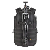 Lowepro ProTactic BP 450 AW 2 Pro 25L Comfortable Recycled and Solution-Dyed Fabrics Modular Backpack with CradleFit Pocket, All Weather Cover, and Utility Waist Belt (Black)