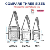 USPECLARE Clear Purse Stadium Transparent Messenger Bag Stadium Approved for Men and Women Clear CrossBody Bag