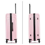 InUSA VASTY Luggage with Spinner Wheels | Durable Lightweight Hardshell SuitcaseTravel Sets with Handle and Trolley | (20in 24in 28in) 3 Piece Luggage Set | Pink