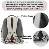 Lollimeow Pet Carrier Backpack, Bubble Backpack Carrier, Cats and Puppies,Airline-Approved, Designed for Travel, Hiking, Walking & Outdoor Use (Beige)