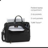 TUMI - Alpha Large 17" Laptop Briefcase - Professional Briefcase for Commute or Travel - Padded Compartment Fits Up to 17" Screen - Black