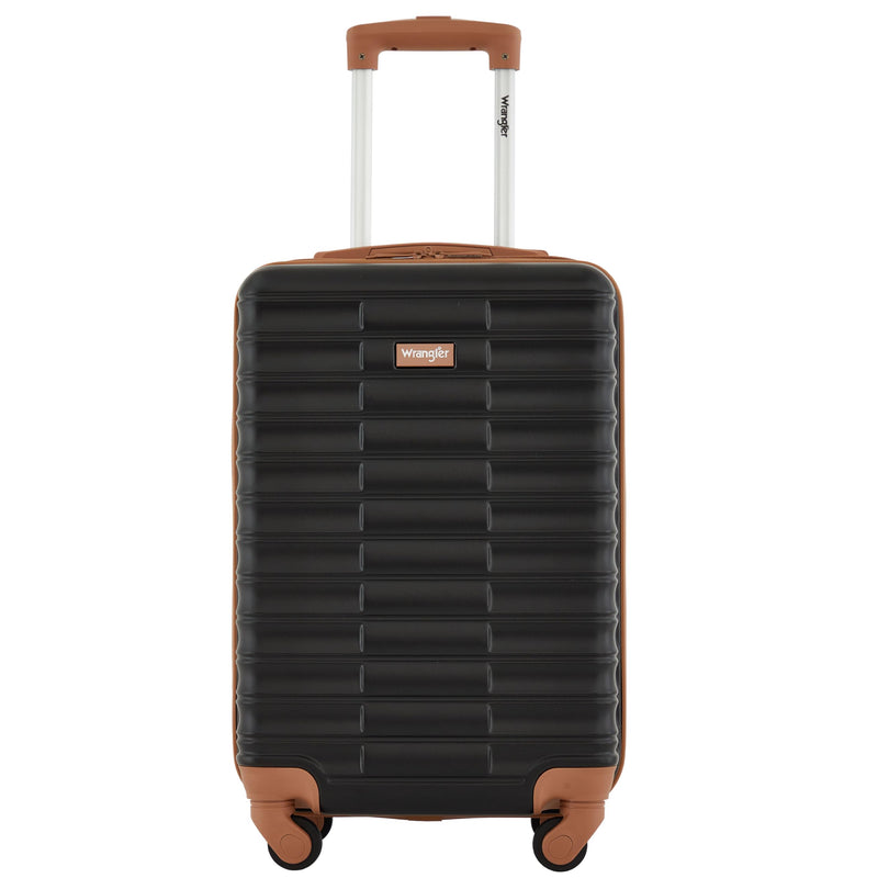 Wrangler 22" Outrider Hardside Carry-On Luggage, Black