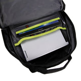 Fila Vertex Tablet and Laptop Backpack, Black/Neon