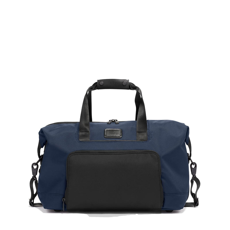 TUMI - Alpha Double Expansion Duffel - Business & Weekend Travel Duffel Bag - Designed for Durability & Functionality - Navy Blue