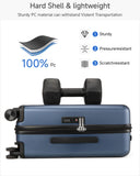 LUGGEX Carry On Luggage and 4 Set Travel Packing Cubes Bundle – Travel Essentials