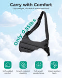 BAGSMART Shoulder Bag for Women Small Purses Puffer Crossbody Bag, Lightweight Fluffy Hobo Handbag Puffy Pouch Adjustable Strap, Black