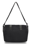 Gucci, Pre-loved Black Original GG Canvas Buckle Flap Messenger, Black