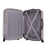 kensie Women's Hillsboro Luggage & Travel Bags Set, Burnished Lilac, 4 Piece Set