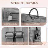 VASCHY Backpack Purse for Women,Fashion Convertible Vegan Leather Shoulder Bags Handbags for Work/Travel/Ladies/College Gray