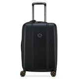 DELSEY PARIS Cadence Hardside Expandable Luggage with Spinner Wheels, Deep Black, Carry On 20 Inch