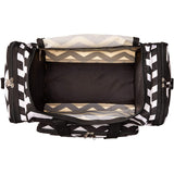World Traveler Chevron, Black White Che, One Size
