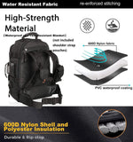 Expandable 40-64L Military Tactical Backpack 3 Day Bag Hiking Gym Sport Camping