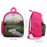 Teton Peaks Backpack - 12.6 Inch Casual Daypack with Multi-Pockets BookBag for Daily Essentials