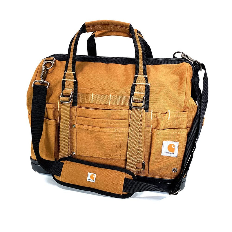 Carhartt 18" Molded Base Heavyweight Tool Bag Carhartt Brown One Size