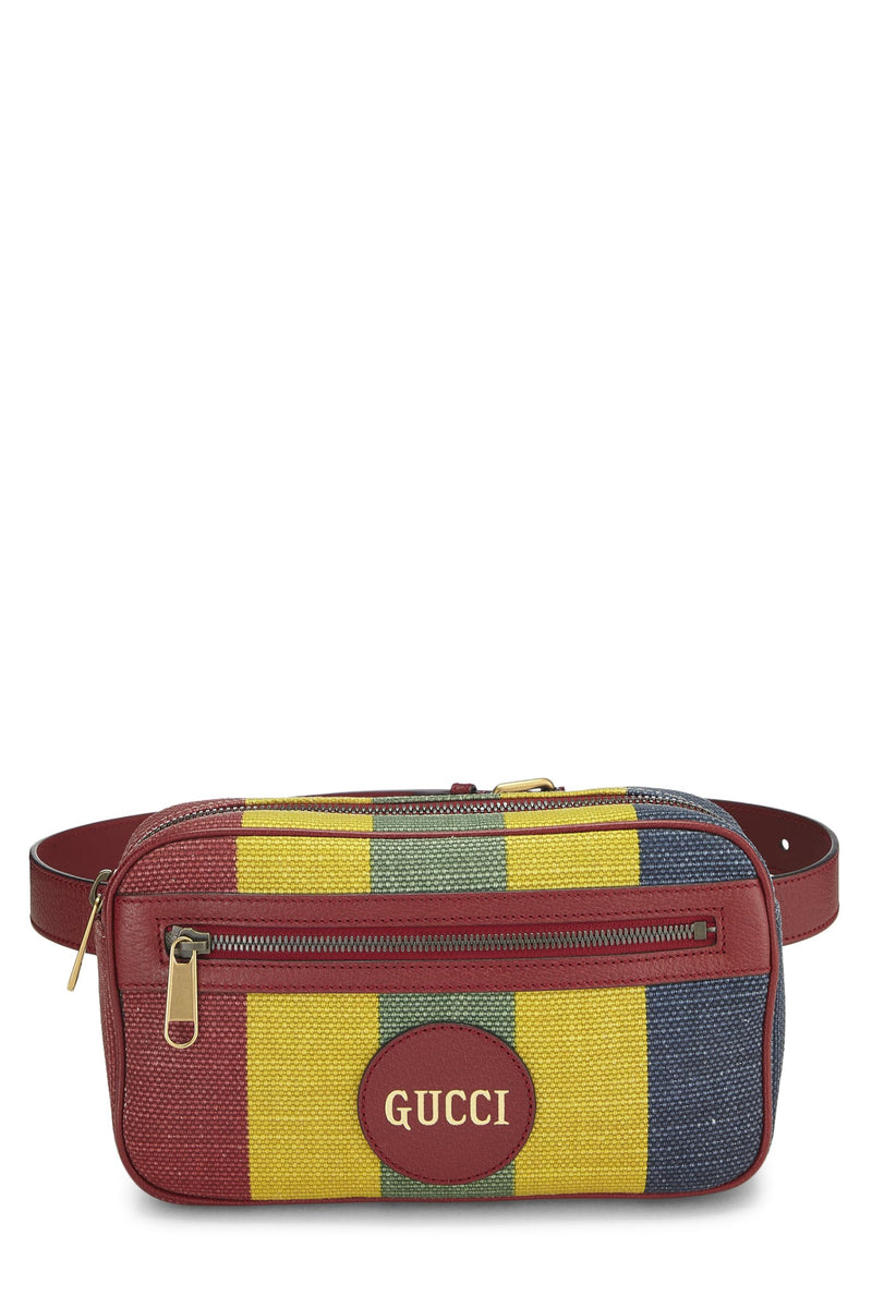 Gucci, Pre-loved Multicolor Canvas Baiadera Belt Bag, Multi