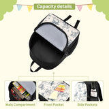 Sletend Toddler Backpack Western Cowboy Waterproof Mini Backpack Boys/Girls Cute Kindergarten Pre School Bags 11 Inch